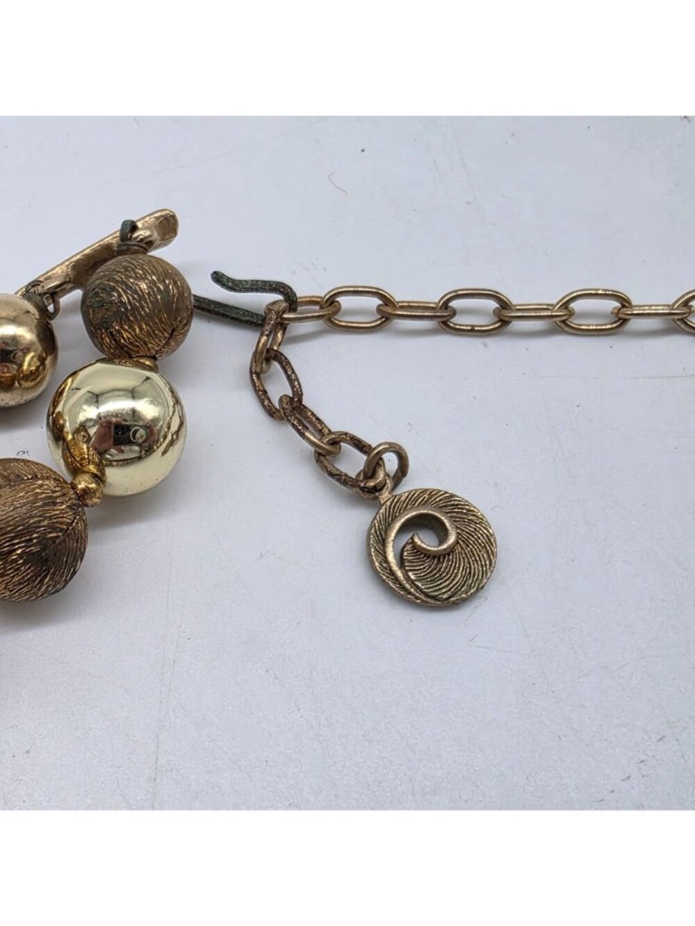 Vintage LISNER Statement Double Strand Gold Tone & Crystal Bead Necklace - Picture 6 of 8